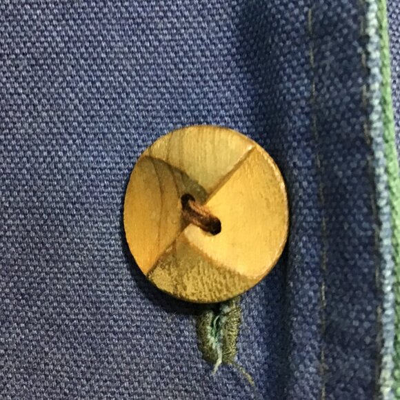 Vintage 90s Berry Ellen Tapestry Denim Reversible Jacket Size XL - Picture 6 of 10